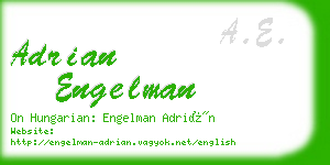 adrian engelman business card